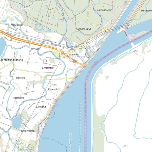 Plan cartographique de Le Weisswasser