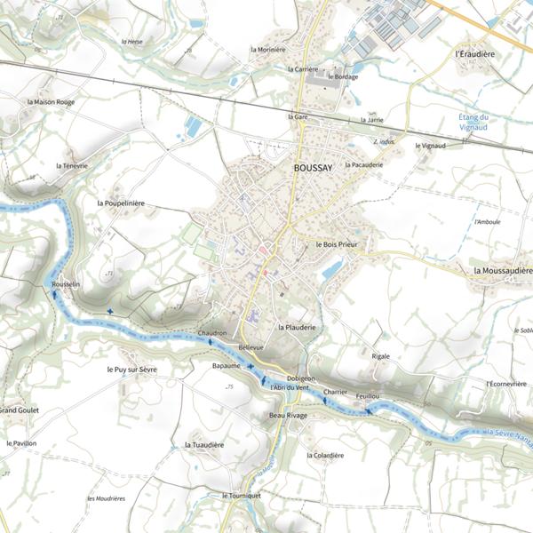 Plan cartographique de Le Zinc