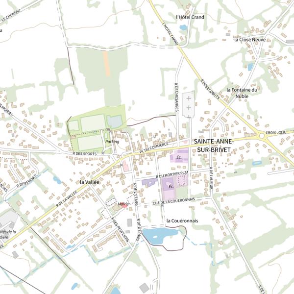Plan cartographique de L'Escale
