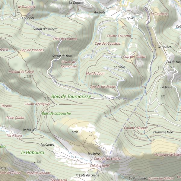 Plan cartographique de L'Esqueda