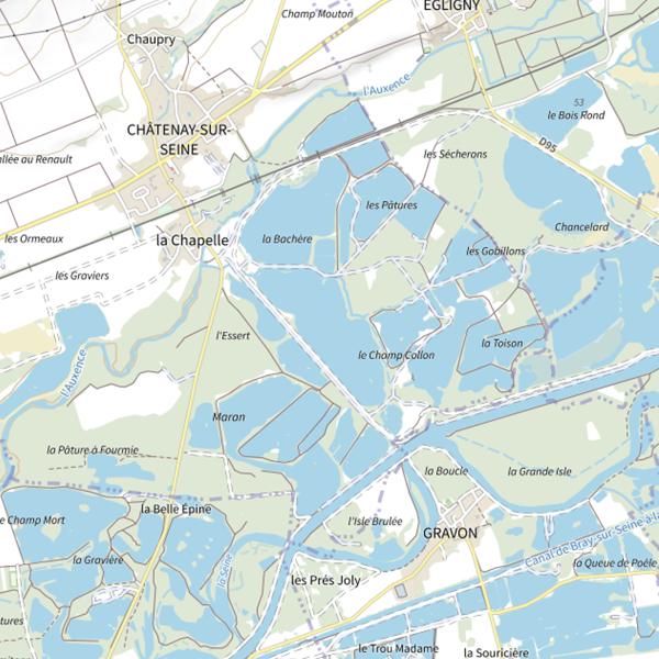 Plan cartographique de L'Essort