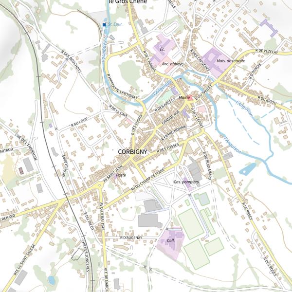 Plan cartographique de Letellier Patrick