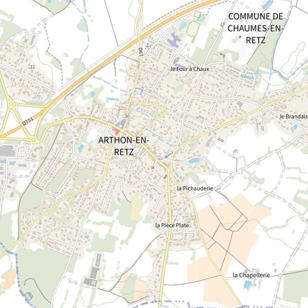 Plan cartographique de L'Expresso