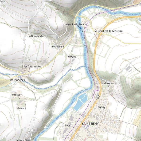 Plan cartographique de L'Herbion