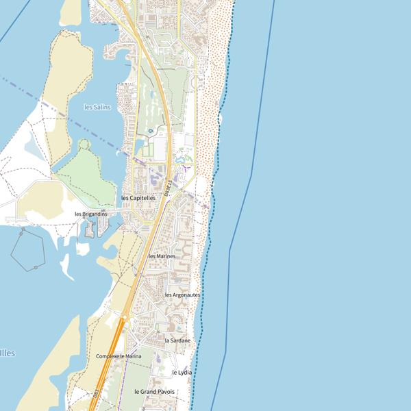 Plan cartographique de Limites Département
