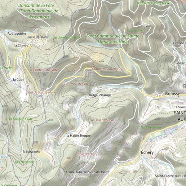 Plan cartographique de Liversel Robinot