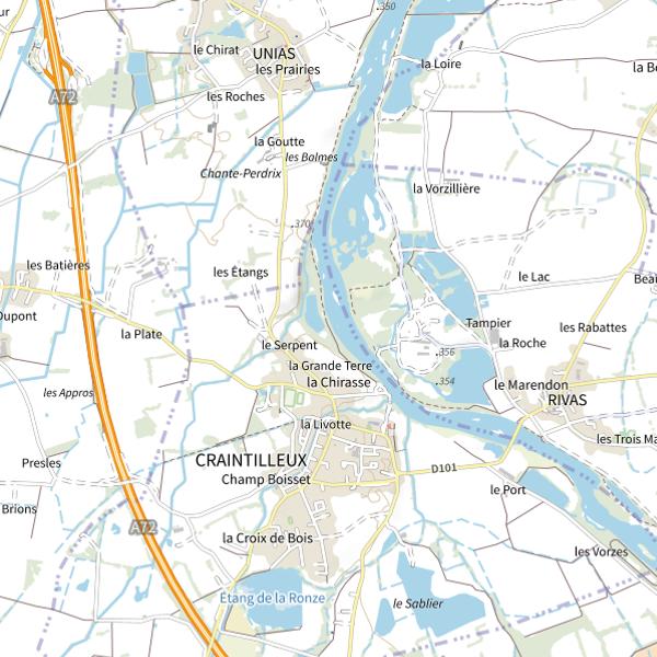 Plan cartographique de LK FISHING