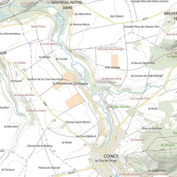 Plan cartographique de L'Ordrimouille