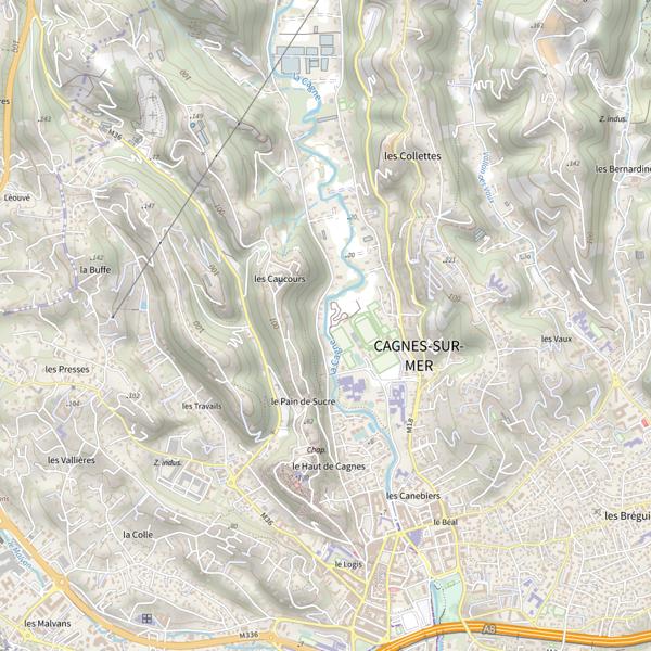 Plan cartographique de Lycée Escoffier