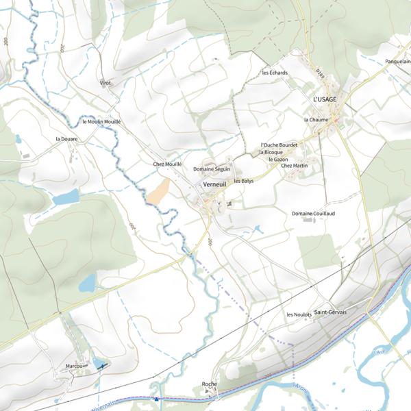 Plan cartographique de Mairie de Verneuil