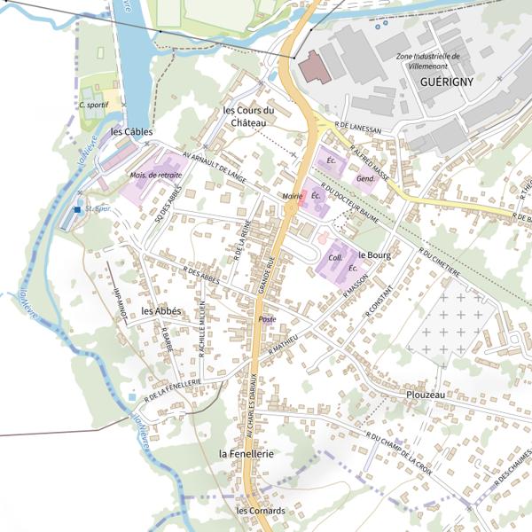 Plan cartographique de Marché Fraicheur