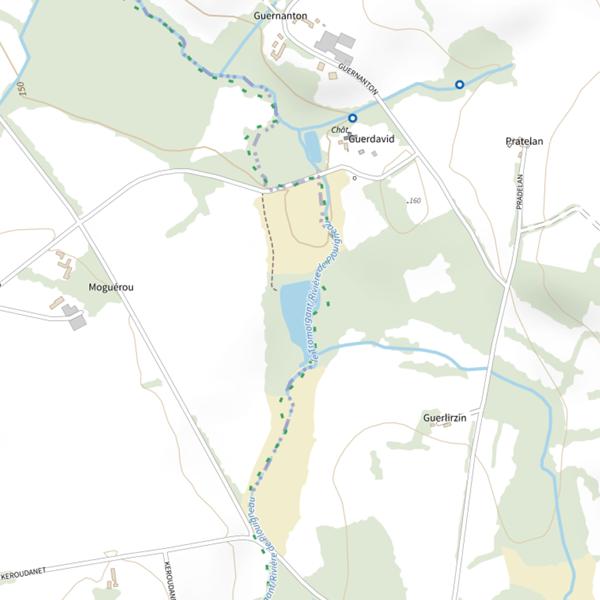 Plan cartographique de Moguerou