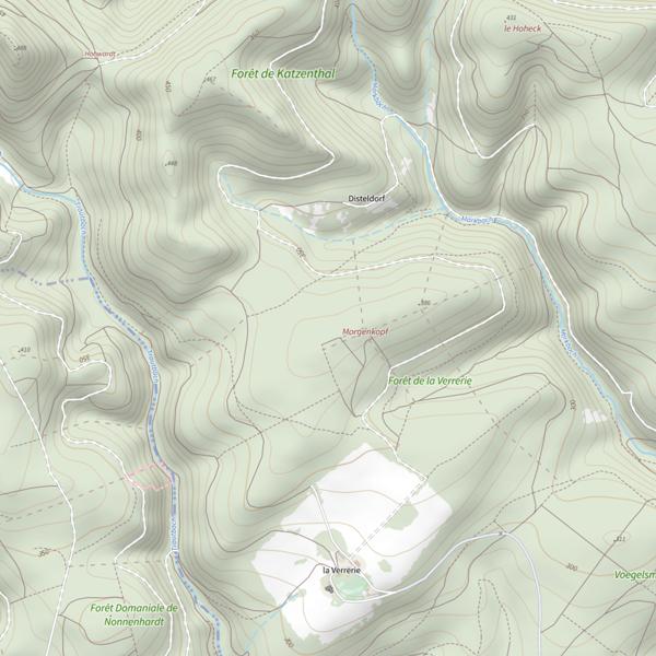 Plan cartographique de Morgenkopf
