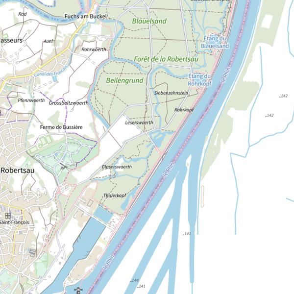 Plan cartographique de Muerkittel