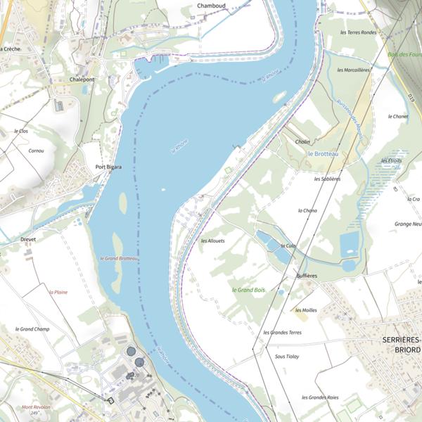 Plan cartographique de No-kill CC | Serrières-de-Briord