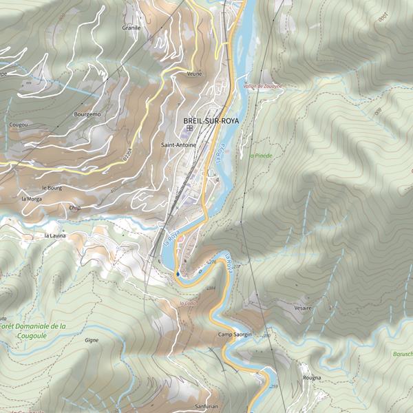 Plan cartographique de No-kill de Breil-sur-Roya