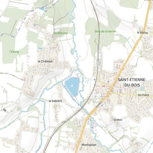 Plan cartographique de No-kill | Saint-Etienne-du-Bois