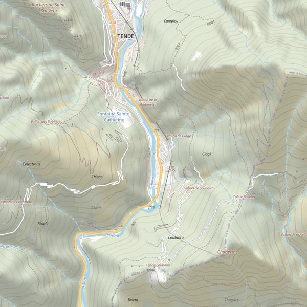 Plan cartographique de No Kill Tende