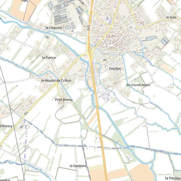 Plan cartographique de No-Kill - Velleron