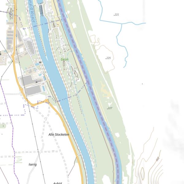Plan cartographique de No Kill Vieux Rhin