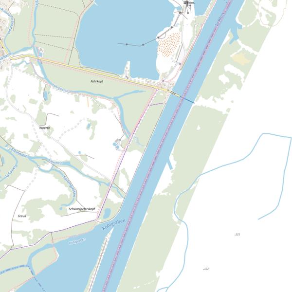 Plan cartographique de Obere Fahrgiessen