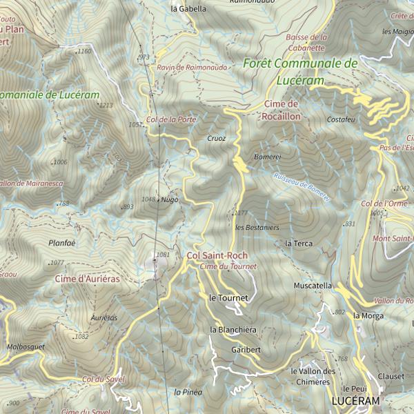 Plan cartographique de PaillonContes