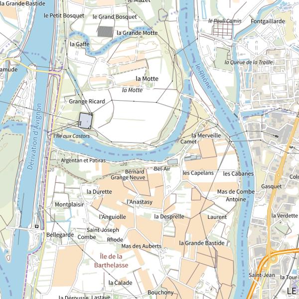 Plan cartographique de Parc des Libertés