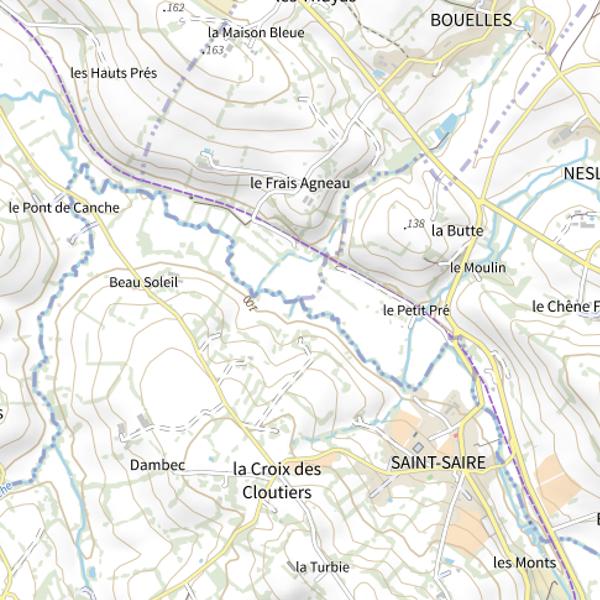 Plan cartographique de Parcours du frais agneau