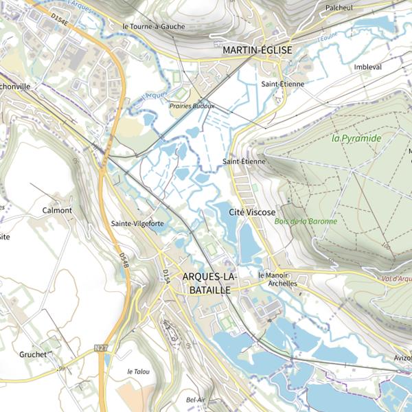 Plan cartographique de Parcours Migrateur