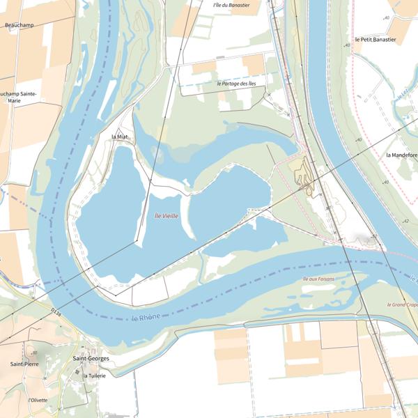 Plan cartographique de Parcours Passion (Vaucluse)