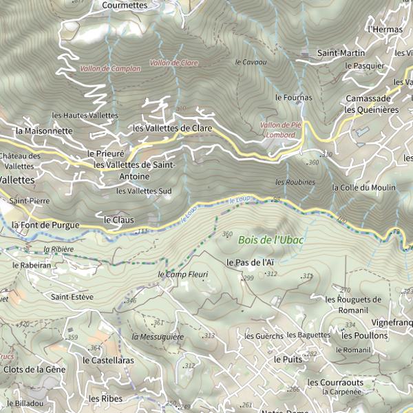 Plan cartographique de Parcours pêche découverte des Capélans