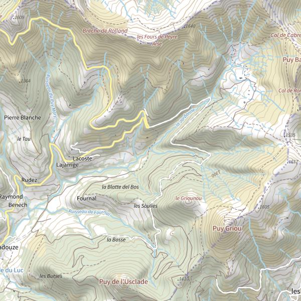 Plan cartographique de Parcours Selectifs 2026