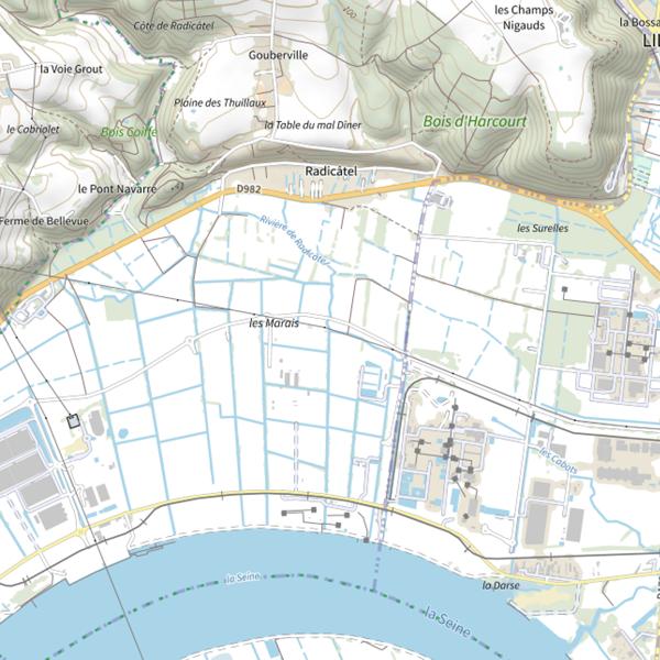 Plan cartographique de Parcours sodes