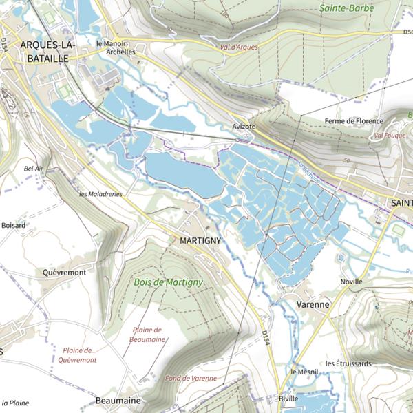 Plan cartographique de Parcours Varenne