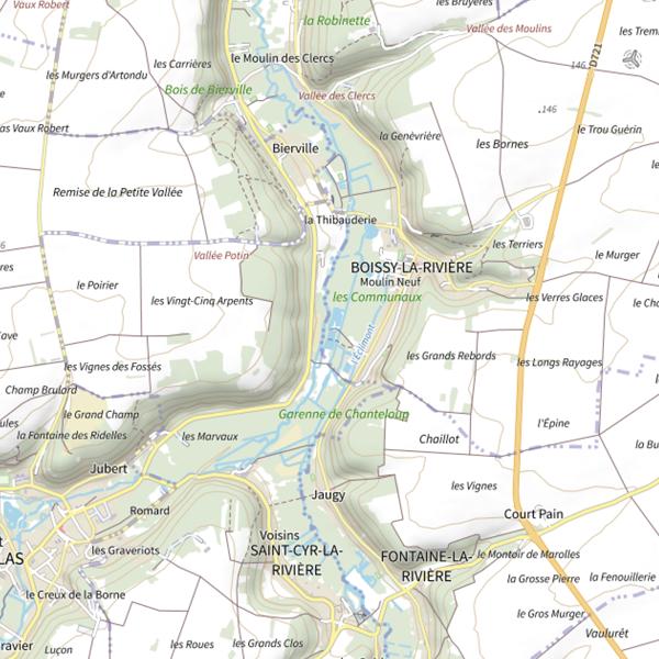 Plan cartographique de Pe Boissy