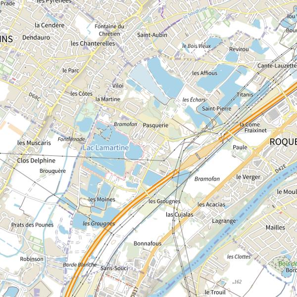 Plan cartographique de Pecheurs Amateurs