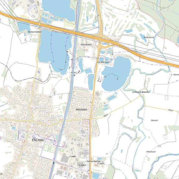 Plan cartographique de Petit helmbacher