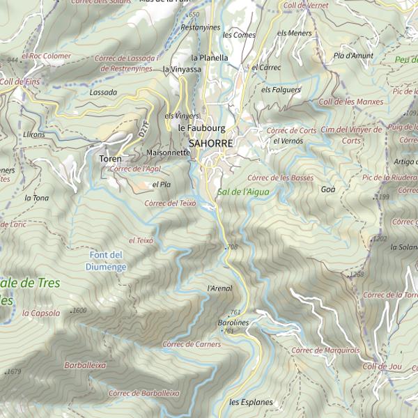 Plan cartographique de Pisciculture de la Fdppma66
