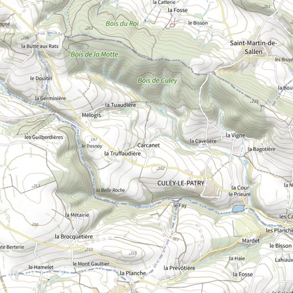 Plan cartographique de Plan d'eau de Culey-le-Patry