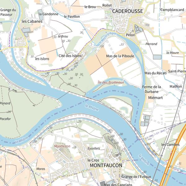 Plan cartographique de Plan d’eau du Revestidou