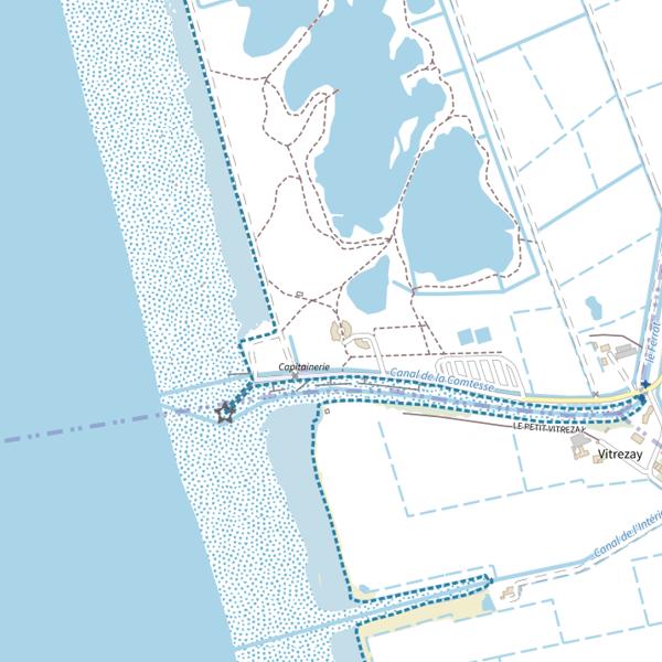 Plan cartographique de Port Vitrezay