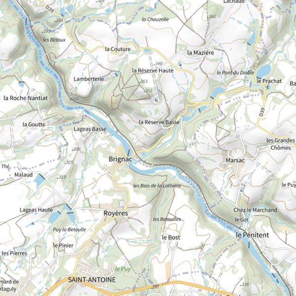 Plan cartographique de PureScapade