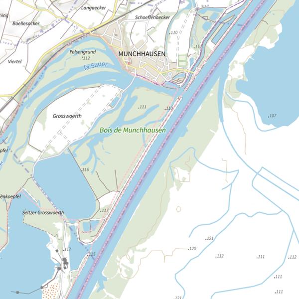 Plan cartographique de Radié