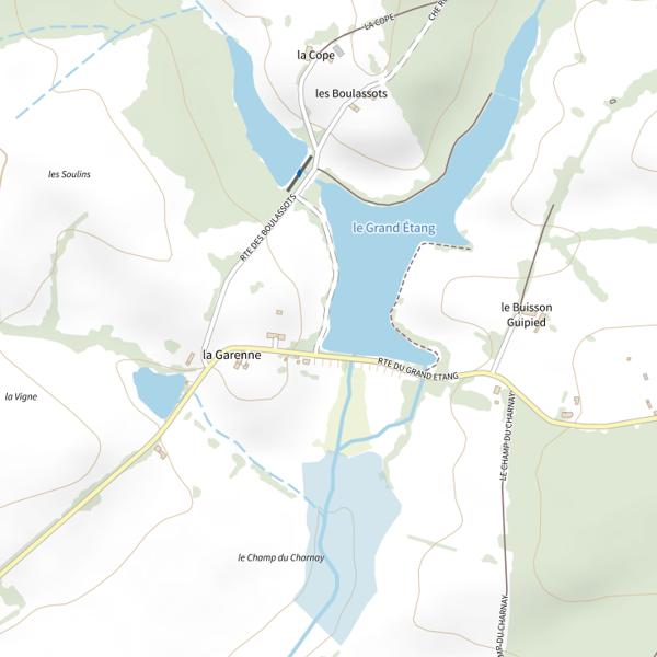 Plan cartographique de Rémilly