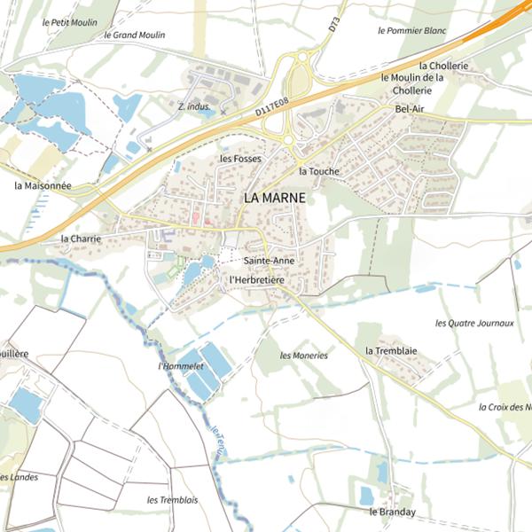 Plan cartographique de Retz Modelisme