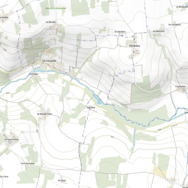 Plan cartographique de Rivière du Petit Morin
