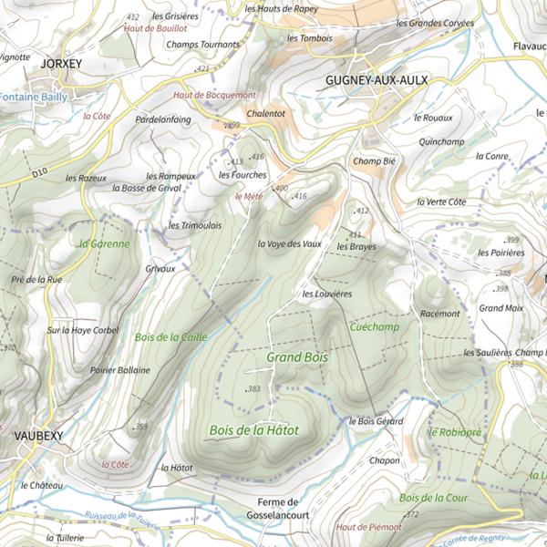 Plan cartographique de Ru de Bouelle