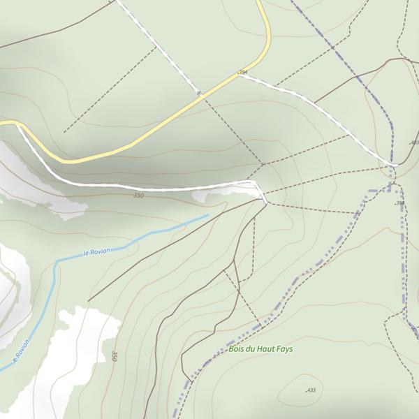 Plan cartographique de Ru de Chenimont
