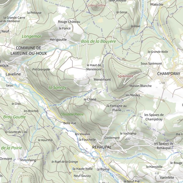 Plan cartographique de Ru de Christele Pierre
