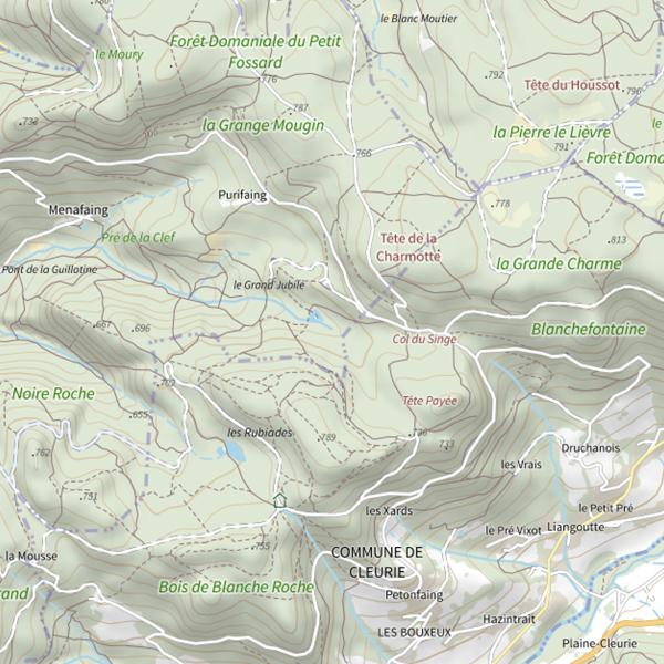 Plan cartographique de Ru de Crebimont